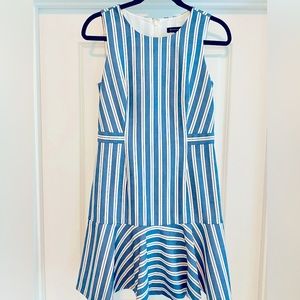 Banana Republic blue and white striped dress size 4